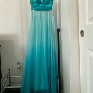 Blue Prom Gown (Ombré)